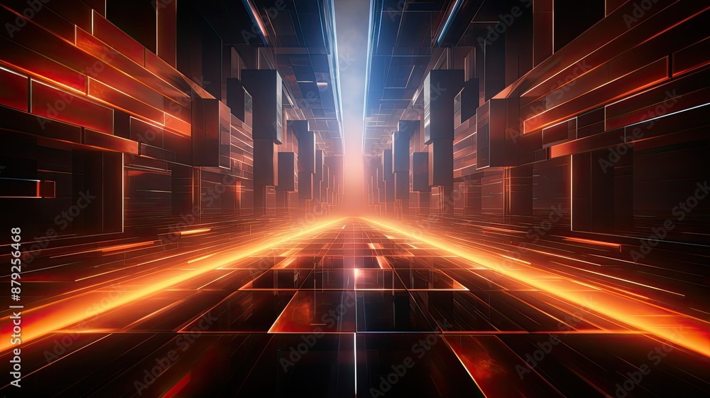 Future technology line background and light effect Future technology line background and light effect