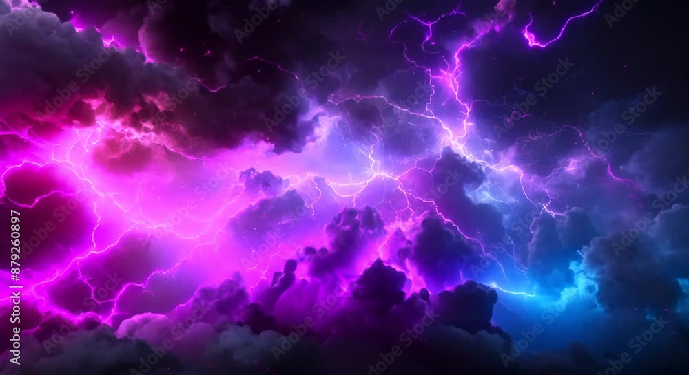lightning in the dark cloudy sky motion video background lightning in the dark cloudy sky motion video background