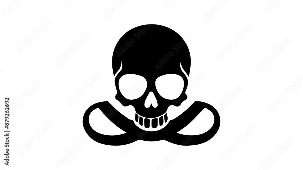 simple skull sign in vector simple skull sign in vector
