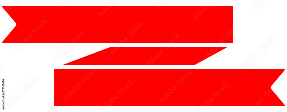 Ribbon element, Ribbon banner. Ribbon icon.Vector
