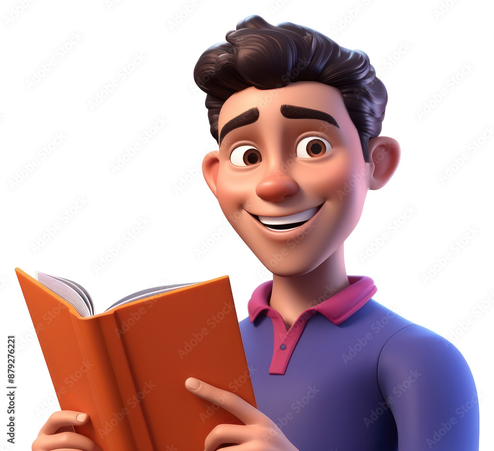 PNG Cartoon book publication reading. PNG Cartoon book publication reading.