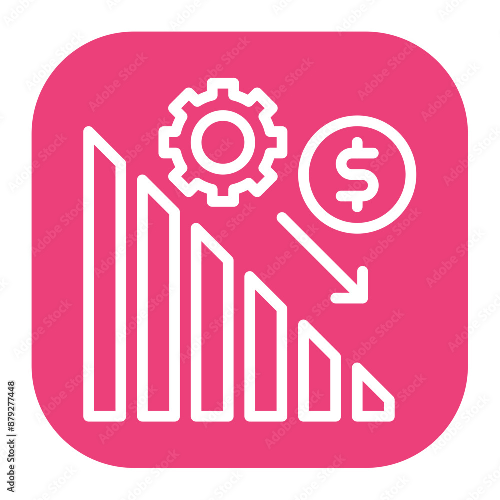 Cost Management icon vector image. Can be used for Business Performance. Cost Management icon vector image. Can be used for Business Performance.