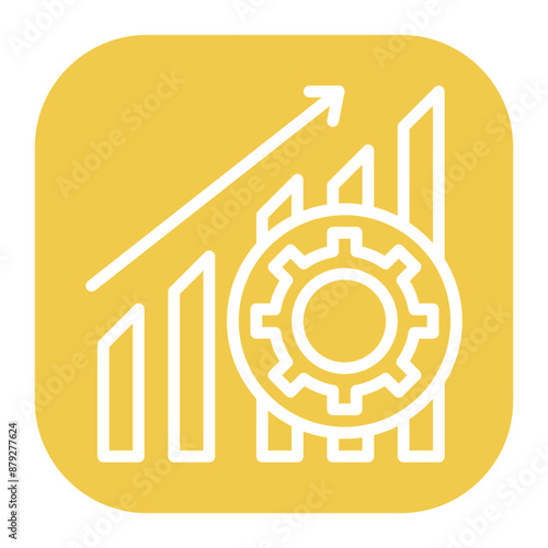 Productivity icon vector image. Can be used for Business Performance.