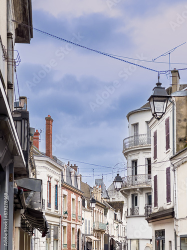 Street view of Montargis in France