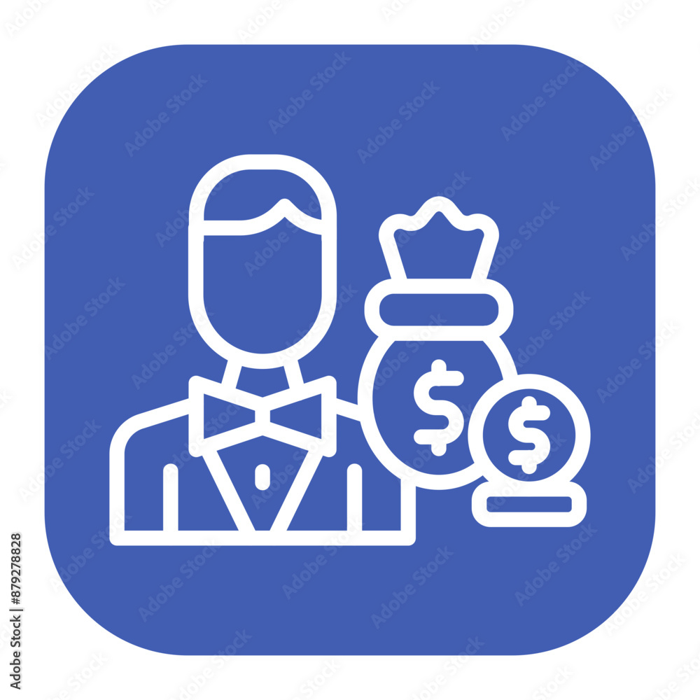 Loan Processor icon vector image. Can be used for Loan. Loan Processor icon vector image. Can be used for Loan.