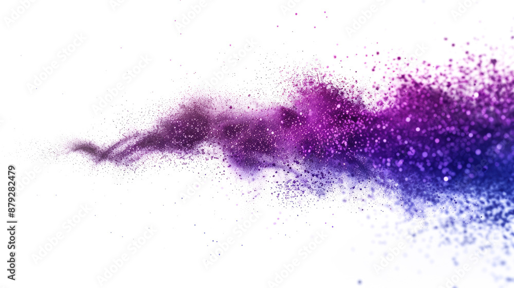 purple blue flying particles isolated purple blue flying particles isolated
