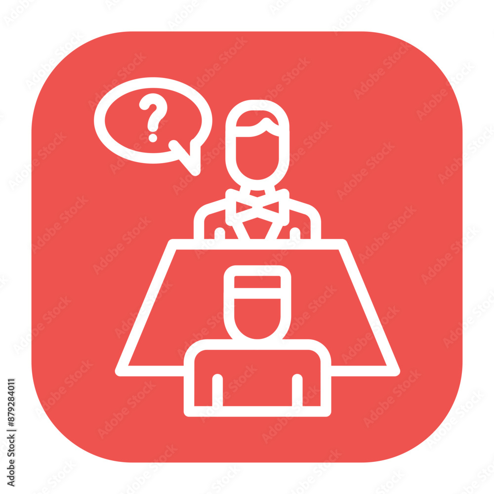 Question Mark icon vector image. Can be used for Job Fair. Question Mark icon vector image. Can be used for Job Fair.