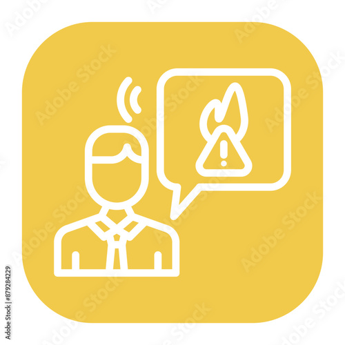 Employee Misconduct icon vector image. Can be used for Business Risks.