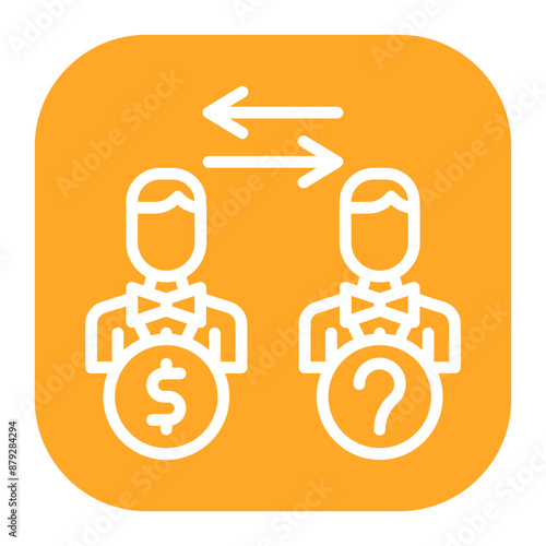 Insider Trading icon vector image. Can be used for Business Risks.