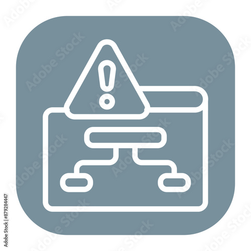 Project Failure icon vector image. Can be used for Business Risks.