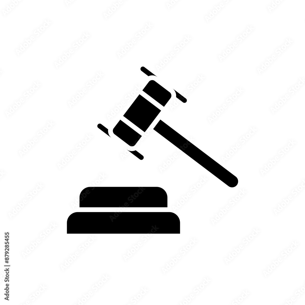 hammer glyph icon hammer glyph icon