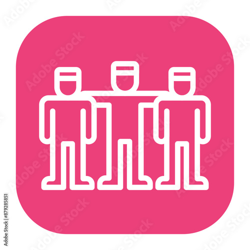Team Spirit icon vector image. Can be used for Organization.