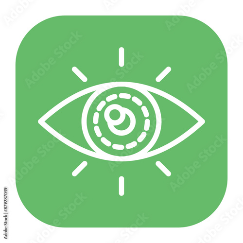 Vision icon vector image. Can be used for Thought Leadership.