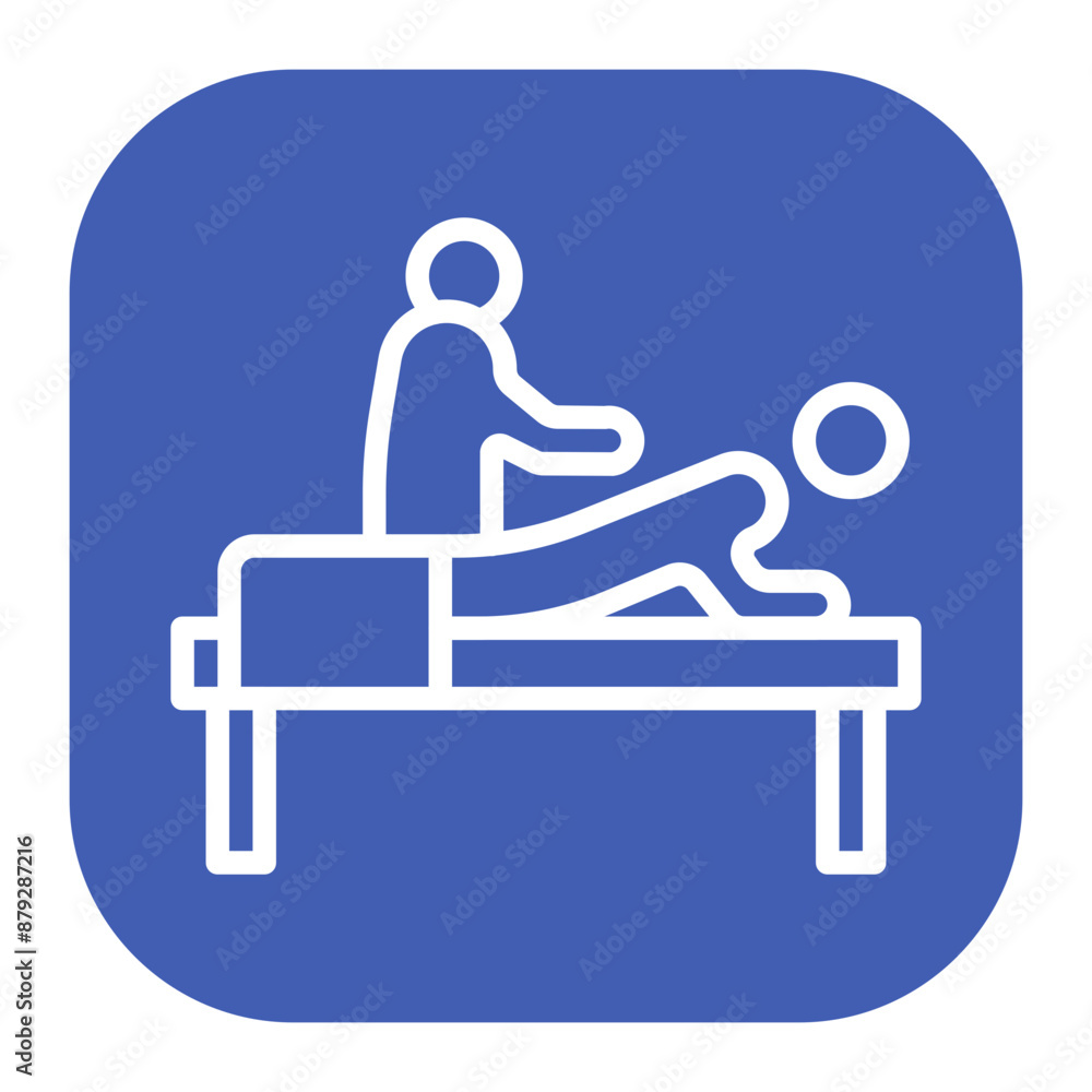 Massage icon vector image. Can be used for Physical Wellbeing. Massage icon vector image. Can be used for Physical Wellbeing.