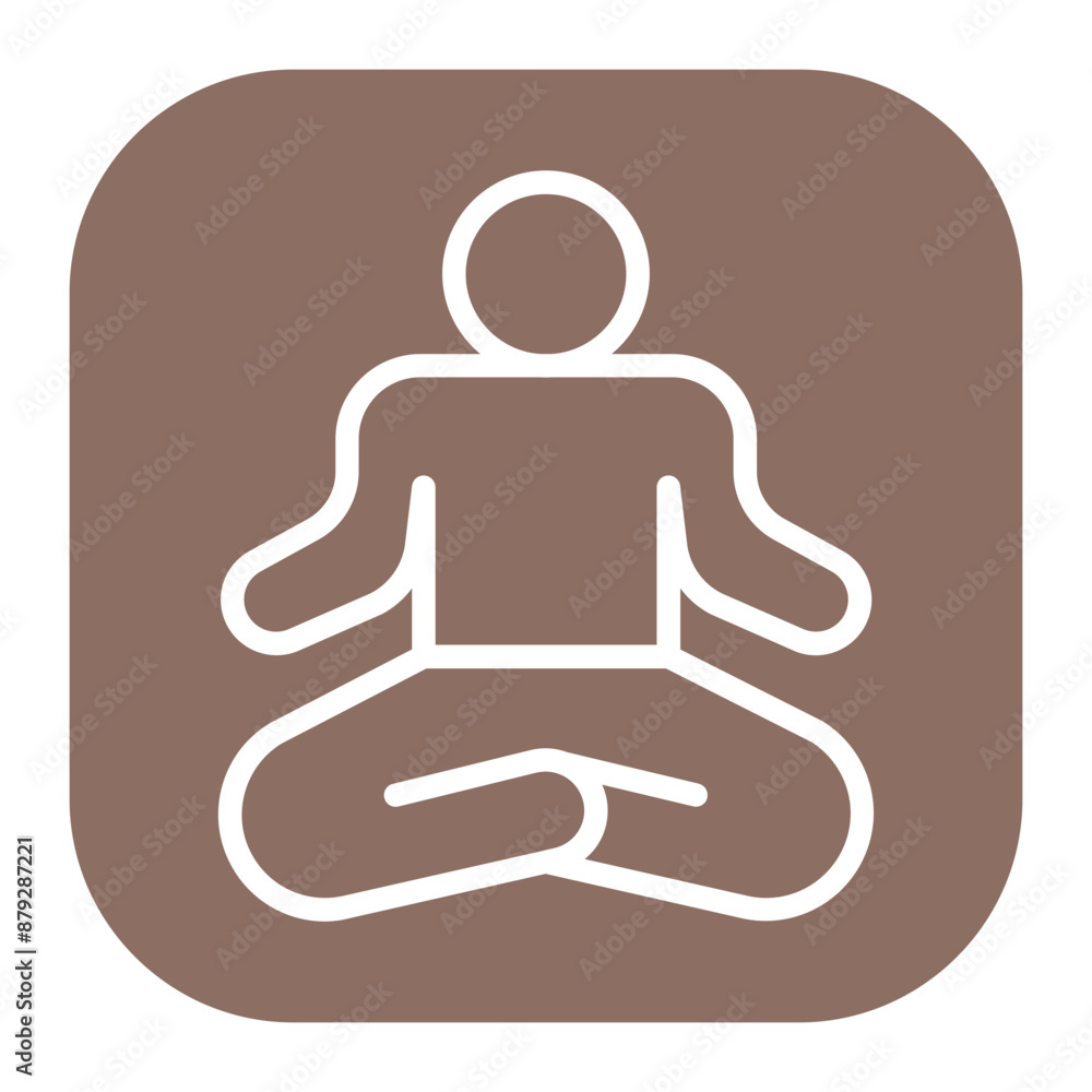 Meditation icon vector image. Can be used for Physical Wellbeing. Meditation icon vector image. Can be used for Physical Wellbeing.
