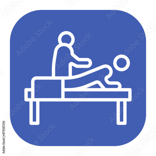 Massage icon vector image. Can be used for Physical Wellbeing.
