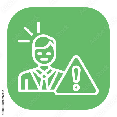 Inconvenience icon vector image. Can be used for Business Disruption.