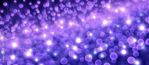 Abstract Purple Bokeh Background