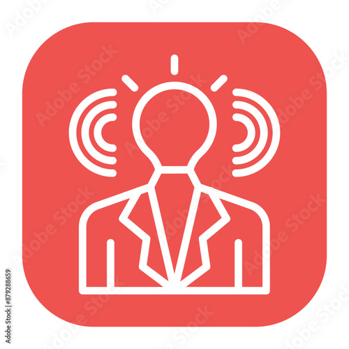 Awareness icon vector image. Can be used for Social Justice.