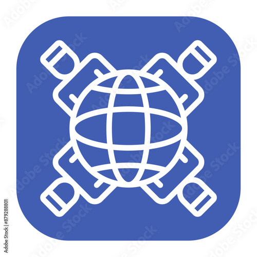 Diversity icon vector image. Can be used for Social Justice.