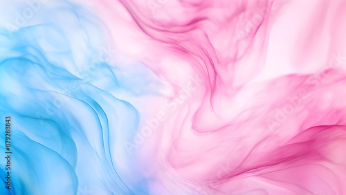 Pink and blue Smoke design. Blue and pink color waves with abstract design. Dynamic Blue and Pink Wave Abstract Patterns. Fluid Blue and pink Design. Pastel paint stains. Beautiful colorful background