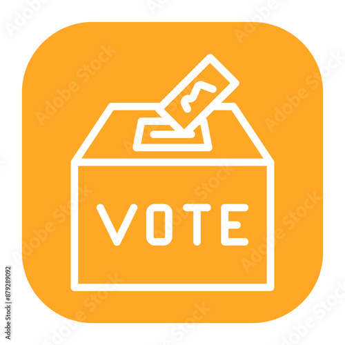 Vote icon vector image. Can be used for Social Justice.