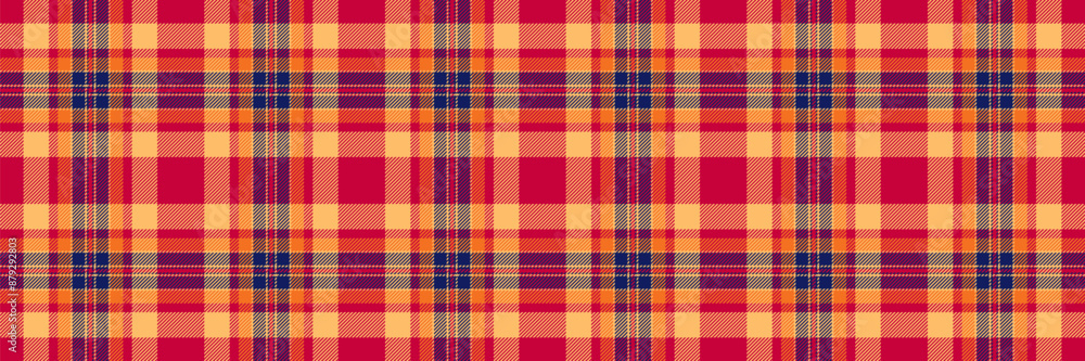 Creativity pattern vector texture, coat textile seamless fabric. Harvest check background plaid tartan in orange and red colors. Creativity pattern vector texture, coat textile seamless fabric. Harvest check background plaid tartan in orange and red colors.