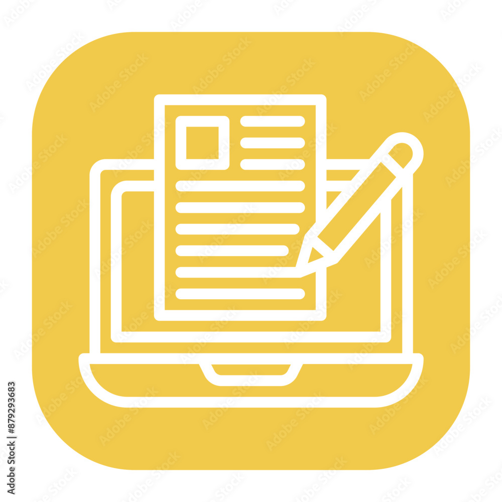 Blogger icon vector image. Can be used for Press Freedom Day. Blogger icon vector image. Can be used for Press Freedom Day.