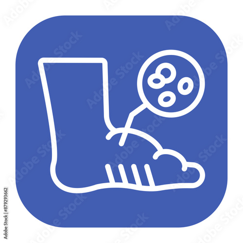 Swelling icon vector image. Can be used for Skin Burns.