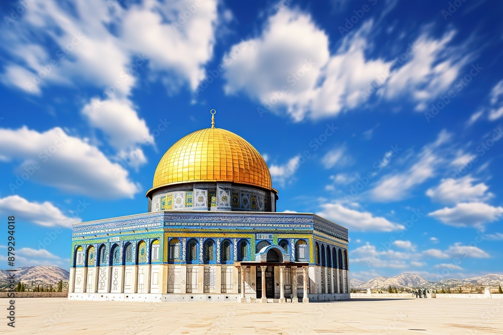 Obraz premium Dome of the Rock mosque in Jerusalem, Israel