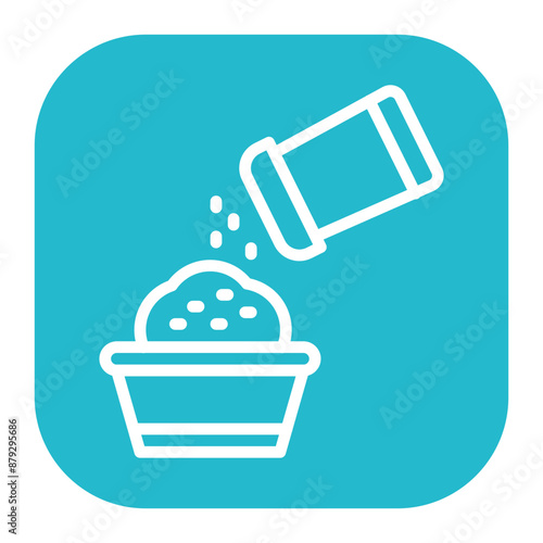 Salt icon vector image. Can be used for Raw Metrial.