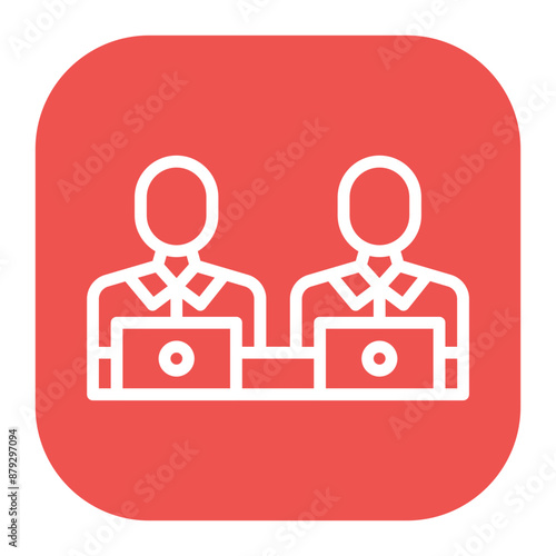 Colleagues icon vector image. Can be used for Social Relationship.