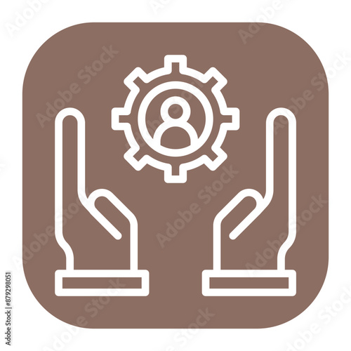 Support System icon vector image. Can be used for Social Relationship.