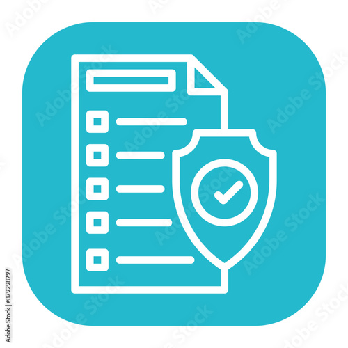 Compliance Assurance icon vector image. Can be used for Compilance and Regulation.