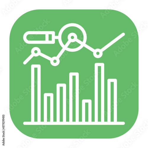 Market Dynamics icon vector image. Can be used for Market Research.