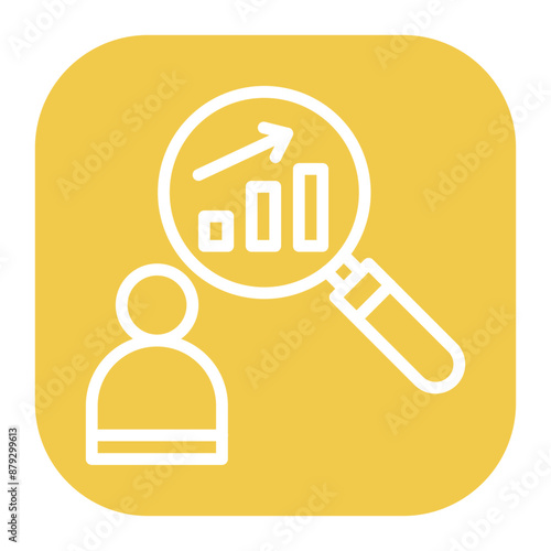 Quantitative Research icon vector image. Can be used for Market Research.