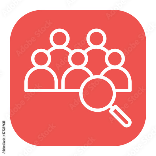 Research Team icon vector image. Can be used for Market Research.
