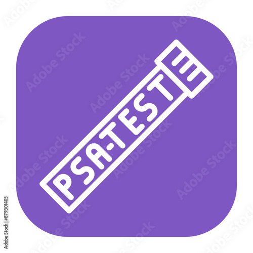 PSA Test icon vector image. Can be used for Medical Tests.