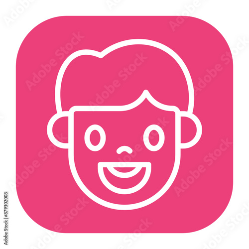 Empathetic icon vector image. Can be used for Human Emotions.