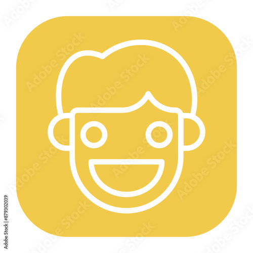 Hopeful icon vector image. Can be used for Human Emotions.