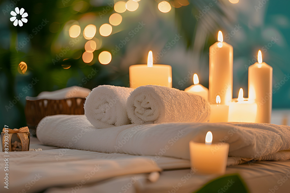 Luxurious spa setting with candles, essential oils, and a plush massage table, emphasizing relaxation, self-care, and wellness.
Luxurious spa setting with candles, essential oils, and a plush massage table, emphasizing relaxation, self-care, and wellness.
