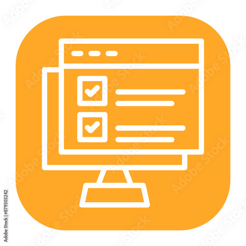 Feature Selection icon vector image. Can be used for Data Science.