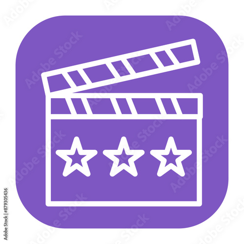 Movie Critic icon vector image. Can be used for Urban Tribes.