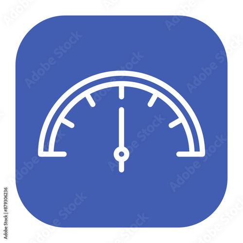 Speed icon vector image. Can be used for 3d Printing.