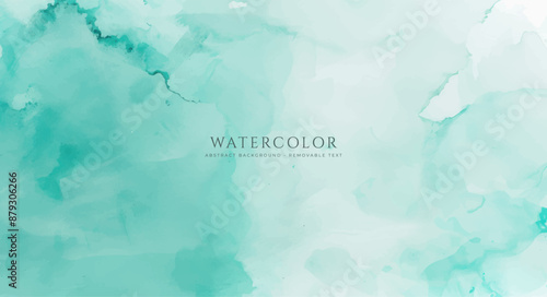 Abstract horizontal watercolor background. Neutral light colored empty space background illustration
