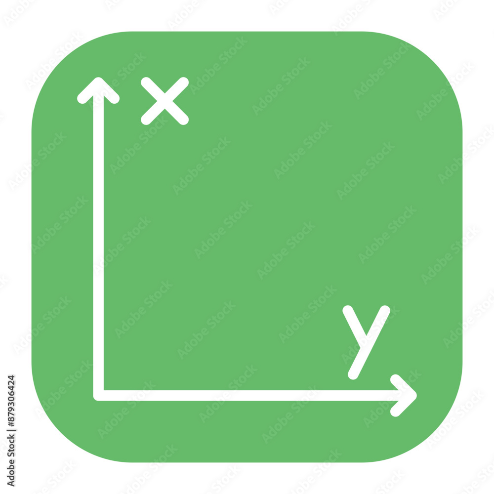 X Axis icon vector image. Can be used for 3d Printing. X Axis icon vector image. Can be used for 3d Printing.