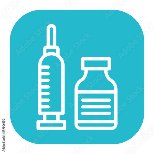 Botox icon vector image. Can be used for Plastic and Cosmetic Surgery.