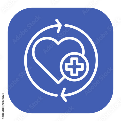 Healing icon vector image. Can be used for Plastic and Cosmetic Surgery.