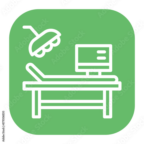Surgery Room icon vector image. Can be used for Plastic and Cosmetic Surgery.