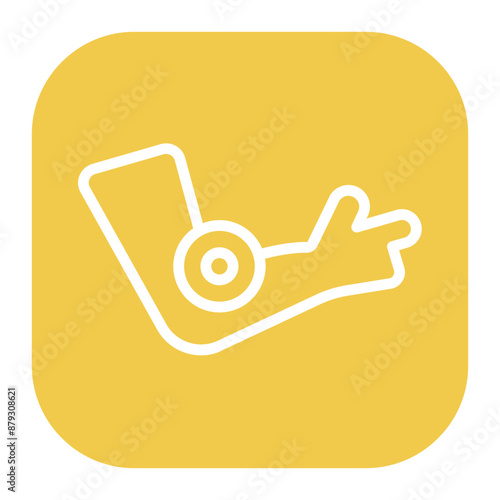 Arm Pain icon vector image. Can be used for Body Ache.